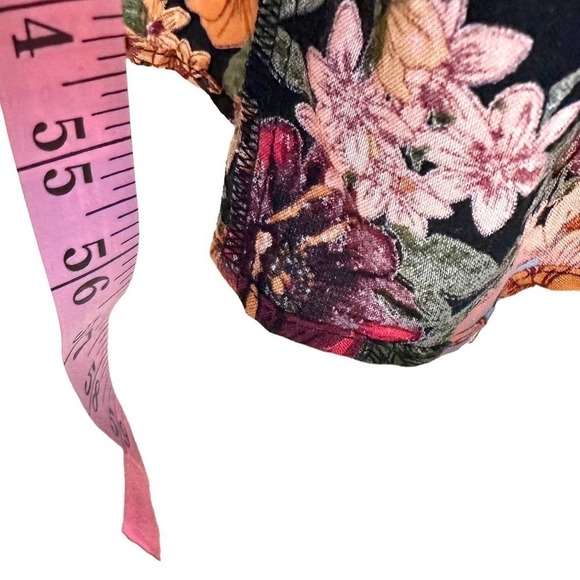 Floral Wrap Midi Hi-Lo Dress Small Blush Pink, Butter Yellow Raga One Of A Kind - Picture 8 of 8